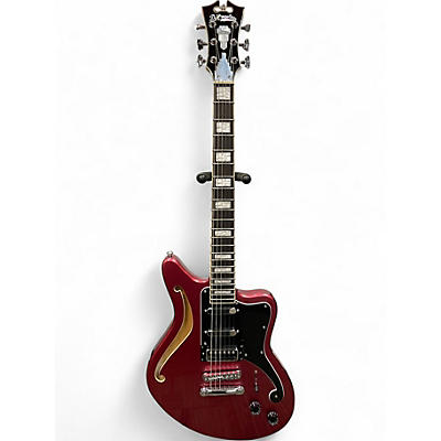 Used D'Angelico Premier Bedford Burgundy Mist Hollow Body Electric Guitar