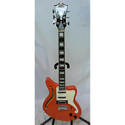 D'Angelico Used D'Angelico Premier Bedford HSS Fiesta Red Hollow Body Electric Guitar