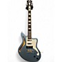 Used D'Angelico Premier Bedford Ice Blue Metallic Hollow Body Electric Guitar Ice Blue Metallic