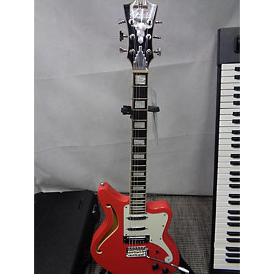 D'Angelico Used D'Angelico Premier Bedford Red Hollow Body Electric Guitar