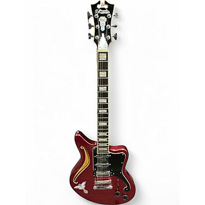 Used D'Angelico Premier Bedford SH Burgundy Mist Hollow Body Electric Guitar