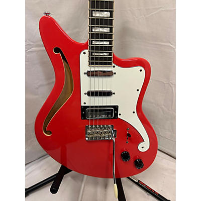 D'Angelico Used D'Angelico Premier Bedford SH Candy Apple Red Hollow Body Electric Guitar