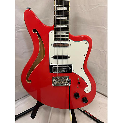 D'Angelico Used D'Angelico Premier Bedford SH Candy Apple Red Hollow Body Electric Guitar Candy Apple Red