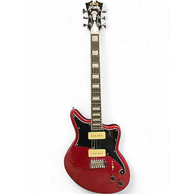 Used D'Angelico Premier Bedford SS Wine Red Solid Body Electric Guitar