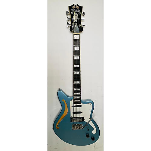 D'Angelico Used D'Angelico Premier Bedford Sh Gun Metal Blue Hollow Body Electric Guitar gun metal blue