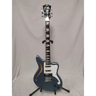 D'Angelico Used D'Angelico Premier Bedford Sh Tremolo Ice Blue Metallic Hollow Body Electric Guitar