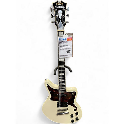Used D'Angelico Premier Bedford white Solid Body Electric Guitar white