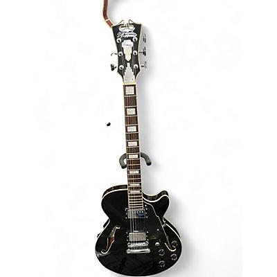 Used D'Angelico Premier  Black Hollow Body Electric Guitar