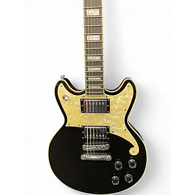 Used D'Angelico Premier Brighton Black Flake Solid Body Electric Guitar