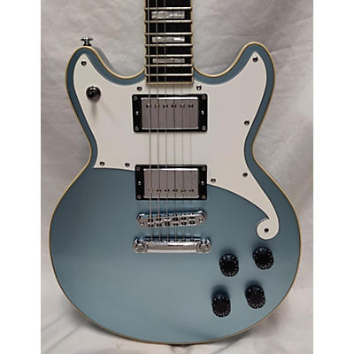 D'Angelico Used D'Angelico Premier Brighton Ice Blue Metallic Solid Body Electric Guitar