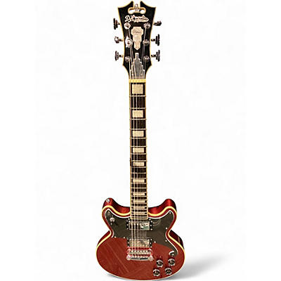 Used D'Angelico Premier Brighton Oxblood Solid Body Electric Guitar