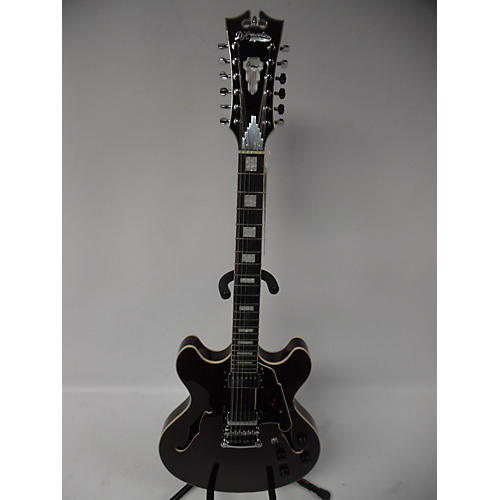 D'Angelico Used D'Angelico Premier DC 12 String TRANS WINE Hollow Body Electric Guitar TRANS WINE