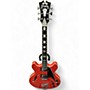 Used D'Angelico Premier DC Semi-Hollow Electric Guitar With Stopbar Fiesta Red Hollow Body Electric Guitar Fiesta Red