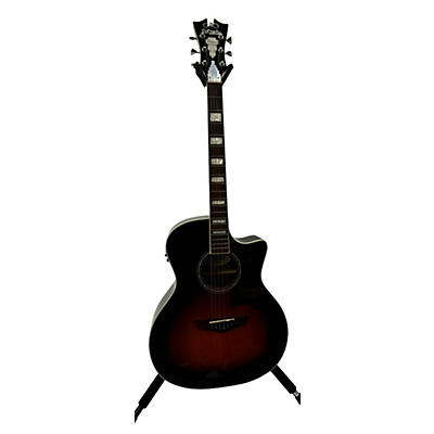 D'Angelico Used D'Angelico Premier Delancey Cutaway Dreadnought 2 Color Sunburst Acoustic Electric Guitar