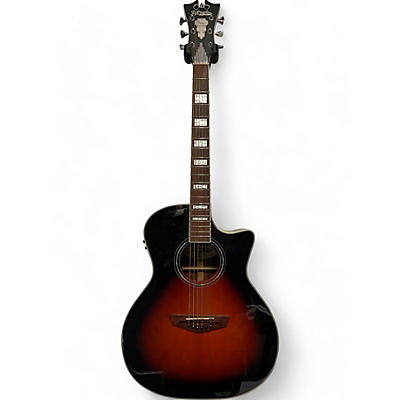 D'Angelico Used D'Angelico Premier Delancey Cutaway Dreadnought 2 Color Sunburst Acoustic Electric Guitar