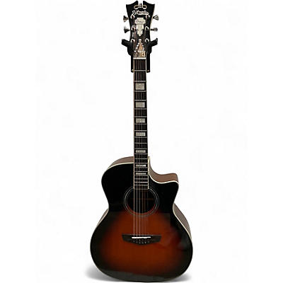 Used D'Angelico Premier Delancey Cutaway Dreadnought 2 Color Sunburst Acoustic Electric Guitar