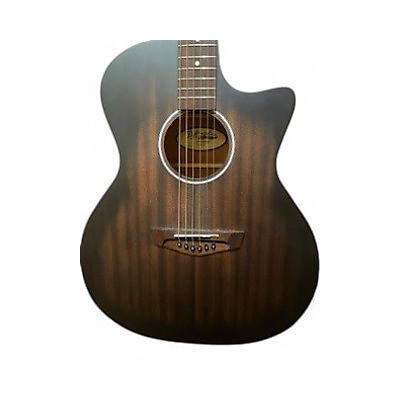 D'Angelico Used D'Angelico Premier Delancey Cutaway Dreadnought BURST Acoustic Electric Guitar