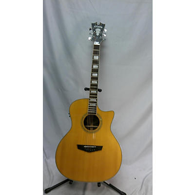 D'Angelico Used D'Angelico Premier Delancey Cutaway Dreadnought Natural Acoustic Electric Guitar