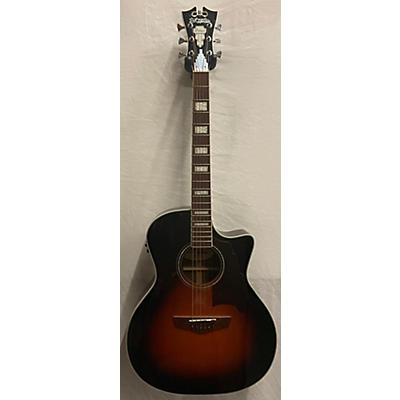 D'Angelico Used D'Angelico Premier Delancey Cutaway Dreadnought Sunburst Acoustic Electric Guitar