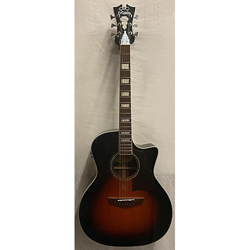 D'Angelico Used D'Angelico Premier Delancey Cutaway Dreadnought Sunburst Acoustic Electric Guitar Sunburst