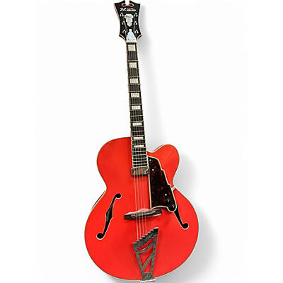 Used D'Angelico Premier EXL-1 Fiesta Red Hollow Body Electric Guitar