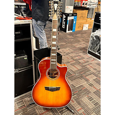 D'Angelico Used D'Angelico Premier Fulton 2 Color Sunburst Acoustic Electric Guitar