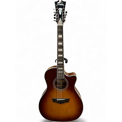 Used D'Angelico Premier Fulton Iced Tea Burst 12 String Acoustic Electric Guitar