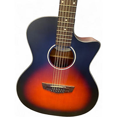 Used D'Angelico Premier Fulton LS Sunburst 12 String Acoustic Electric Guitar