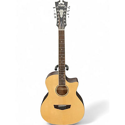 Used D'Angelico Premier Fulton Natural 12 String Acoustic Electric Guitar