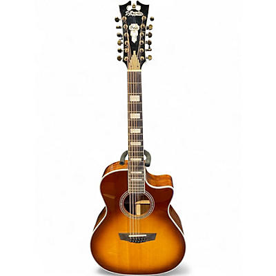 Used D'Angelico Premier Fulton Sunburst 12 String Acoustic Electric Guitar