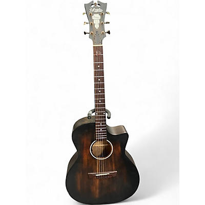 Used D'Angelico Premier Gramercy CS Aged Trans Black Acoustic Guitar
