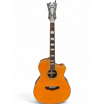Used D'Angelico Premier Gramercy Grand Auditorium Vintage Natural Acoustic Electric Guitar