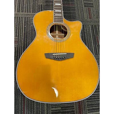 D'Angelico Used D'Angelico Premier Gramercy Natural Acoustic Electric Guitar