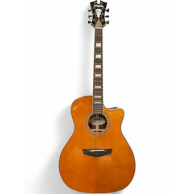 Used D'Angelico Premier Gramercy Natural Acoustic Electric Guitar