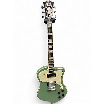 Used D'Angelico Premier Ludlow Army Green Solid Body Electric Guitar
