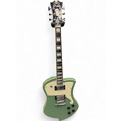 Used D'Angelico Premier Ludlow Army Green Solid Body Electric Guitar Army Green