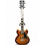 Used D'Angelico Premier Mini DC Dark Iced Tea Burst Hollow Body Electric Guitar Dark Iced Tea Burst