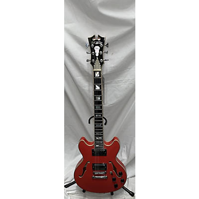 D'Angelico Used D'Angelico Premier Mini DC Red Hollow Body Electric Guitar