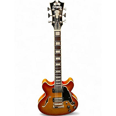 Used D'Angelico Premier Mini DC XT Dark Iced Tea Burst Hollow Body Electric Guitar