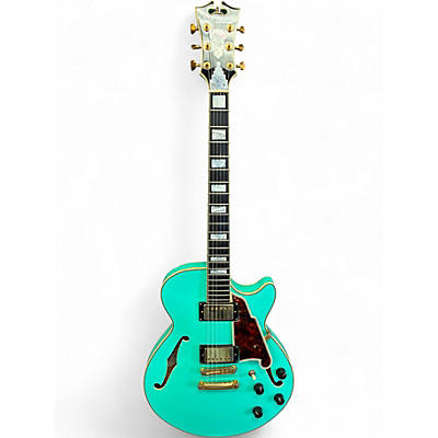 Used D'Angelico Premier SS Semi-Hollow Single Cutaway Seafoam Green Hollow Body Electric Guitar