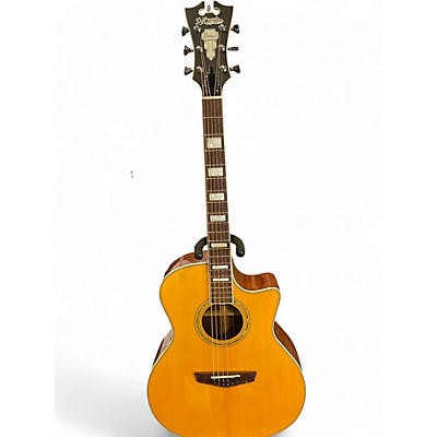 D'Angelico Used D'Angelico Premier Series ACOUSTIC GUITAR Natural Acoustic Electric Guitar