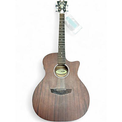 Used D'Angelico Premier Series Acoustic Mahogany Acoustic Electric Guitar