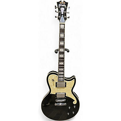 Used D'Angelico Premier Series Atlantic Black Flake Solid Body Electric Guitar