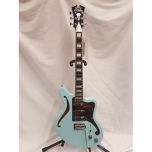 D'Angelico Used D'Angelico Premier Series BEDFORD SH Ice Blue Metallic Hollow Body Electric Guitar Ice Blue Metallic