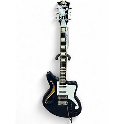 Used D'Angelico Premier Series Bedford  SH Blue Hollow Body Electric Guitar