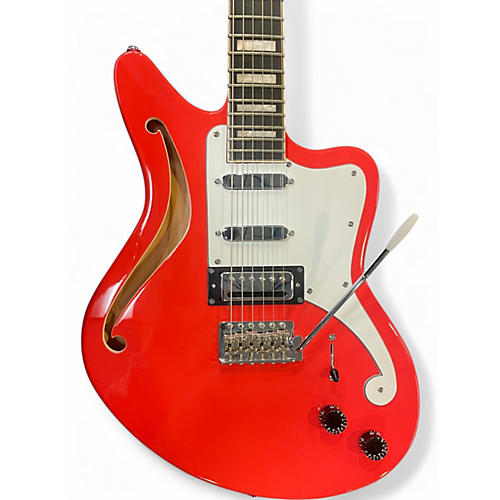 Used D'Angelico Premier Series Bedford SH Fiesta Red Hollow Body Electric Guitar Fiesta Red