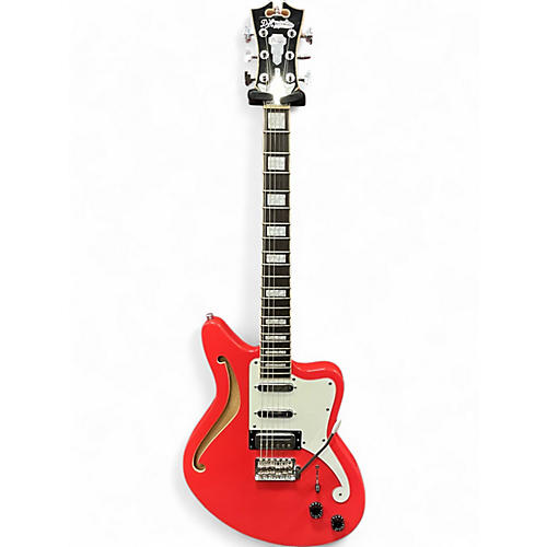 Used D'Angelico Premier Series Bedford SH Fiesta Red Hollow Body Electric Guitar Fiesta Red