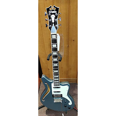 D'Angelico Used D'Angelico Premier Series Bedford SH Ice Blue Metallic Hollow Body Electric Guitar