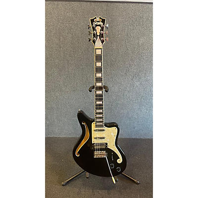 D'Angelico Used D'Angelico Premier Series Bedford SH Limited-Edition Black Flake Hollow Body Electric Guitar