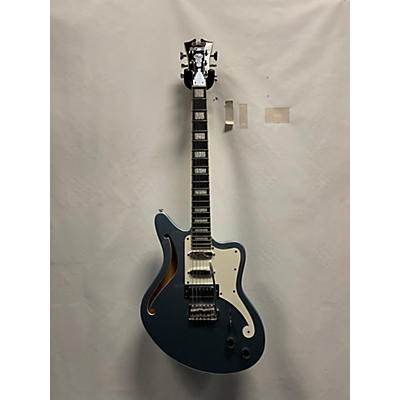 D'Angelico Used D'Angelico Premier Series Bedford SH Limited-Edition Electric Guitar With Tremolo Blue Hollow Body Electric Guitar